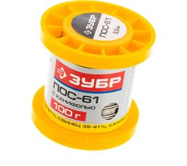 Припой катушка, проволока 2 мм ПОС-61 REXANT 09-3123 