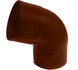Отвод соединения водосточной трубы MUROl 67, 80 мм, коричневый 13596 