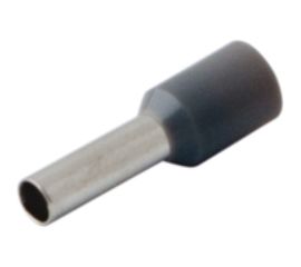 Штыревой втулочный наконечник REXANT изолированный F-9 мм 4 кв.мм серый 08-0821 