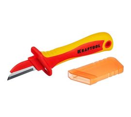 Диэлектрический, прямой нож электрика Kraftool KN-1 45401 