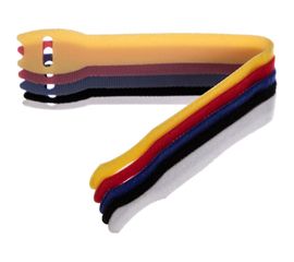 Набор цветных нейлоновых стяжек с липучкой для шнуров/проводов 5шт, 1.2х20см LUX 4606400613664 