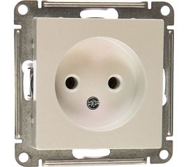 Механизм розетки Schneider Electric 1-м СП ATLAS DESIGN без заземления, 16А, жемчуг ATN000441 1240282 