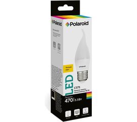 Светодиодная лампа Polaroid 220V C37S 5,5W 3000K E27 470lm PL-C37S55273 
