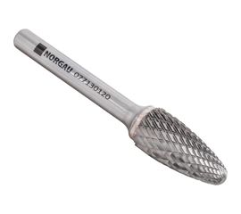 Борфреза твердосплавная форма F параболическая со сферической вершиной DCM HM F1225M06-45 (12х25х6х65 мм) NORGAU 077130120 