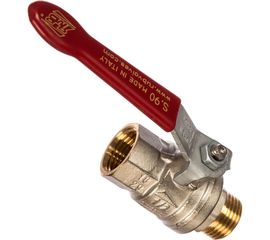 Шаровой кран RuB, 1/2" DN15 PN40, ВР-НР, серия MILANO (S.90), ручка S90D20 