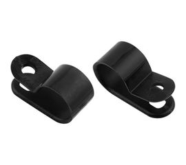 Кабельная скоба под винт REXANT 6 мм, черная, 50 шт. 07-4406-1 