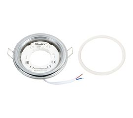 Встраиваемый потолочный светильник без лампы Sholtz для GX53 D106 Серебро/хром FGX4209 