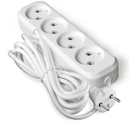 Удлинитель UNIVersal Е-204 ПВС 2*0,75, 4 гнезда, 3м 9631968 