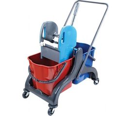 Двухведерная уборочная тележка Uctem-Plas CK750 