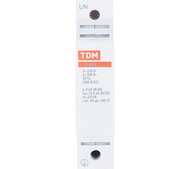 Ограничитель импульсных напряжений TDM ОИН1 1Р 5kA 230B 12.5kA SQ0201-0014 
