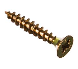 Универсальный саморез Tech-Krep 25х4,0 мм 200 шт желтый, коробка с окном 102242 