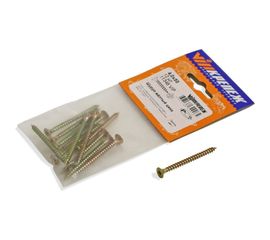 Шуруп VIPкрепеж желтый цинк 4,0х50 12шт 11348 VIP 