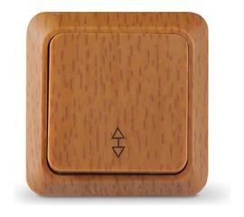 Выключатель UNIVersal Олимп 1 клавиша, проходной, бук 7946697 