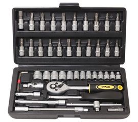 Набор инструмента WMC TOOLS 1/4DR 46 предметов WMC-2462-5:1155 