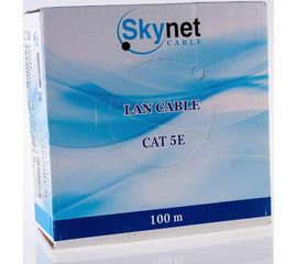 Кабель SkyNet Premium UTP outdoor 4x2x0,51, медный, FLUKE TEST, кат.5e, однож., 100 м, box, черный CSP-UTP-4-CU-OUT/100 
