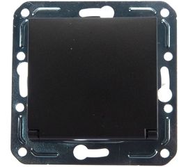 Бытовая розетка с заземлением и крышкой Volsten V01-14-R18-M Magenta Nero, 10000 