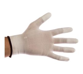 Нейлоновые перчатки с полиуретановым покрытием кончиков пальцев ULTIMA белые ULT620F/L 