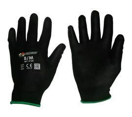 Перчатки SKRAB нейлон с полиуретановым покрытием, 9/L BLACK 27682 