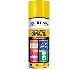 Аэрозольная флуоресцентная краска Ultima желтая, 520 мл ULT100 