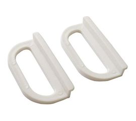 Ручка Tech-Krep большая, трапецевидная, АБС, белая 2 шт 142797 