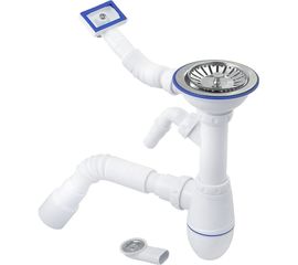 Сифон для кухни Unicorn В427 3.1/2 х40 универсальная гофротруба 40х40/50 ИС.110431 