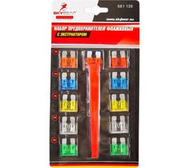 Набор автомобильных предохранителей с экстрактором SKYBEAR МИНИ 5-30 А, 11 шт, 561130 