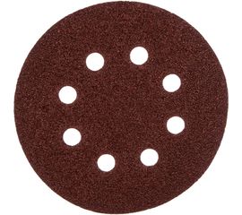 Круг шлифовальный СТАНДАРТ (5 шт; 125 мм; 8 отв; Р40) Зубр 35350-125-040 