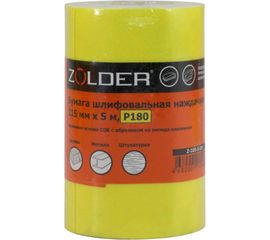 Бумага шлифовальная наждачная (5 м; 115 мм; Р180) ZOLDER Z-105-5-180 