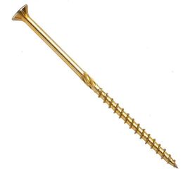 Конструкционный шуруп ЕВРОПАРТНЕР для дерева с фрезой потай ж/п Torx 30, 6.0х120 5шт T2 0006 3 