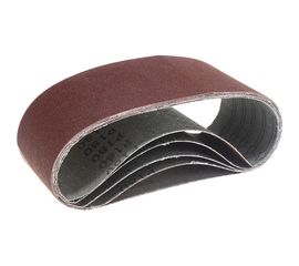 Лента шлифовальная бесконечная СТАНДАРТ на тканевой основе (5 шт; 75х457 мм; P180) для ЛШМ Зубр 35341-180 