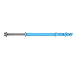 Фасадный дюбель ЕВРОПАРТНЕР ДФ Б 10x160 мм, шуруп ШГ, покрытие ТДЦ 4шт A1 0023 5 