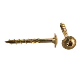 Универсальный саморез конструкц. ГОСКРЕП 6,0 x 50 желт.,пресс ,шайба TX30 14шт 14-0016750 