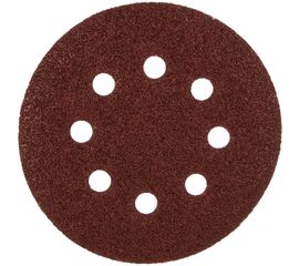 Круг шлифовальный СТАНДАРТ (5 шт; 125 мм; 8 отв; Р60) Зубр 35350-125-060 