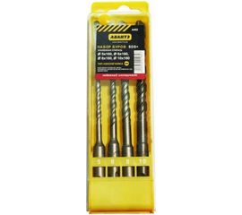 Набор буров SDS+ 5х160 мм, 6х160 мм, 8х160 мм, 10х160 мм АВАНТЭ А402 