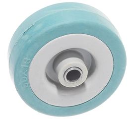 Колесо (50 мм; г/п 35 кг; резина/полипропилен) ЗУБР 30956-50 