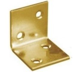 Мебельный угол широкий КрепСтройГрупп, жёлтый цинк, KSZ4 25х25х25х2 мм 145542 