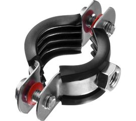 Трубный хомут с гайкой ЗУБР 1", 9 штук, оцинкованный 37850-32-37 