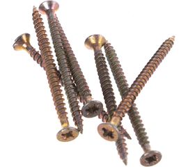 Шуруп Качественный КРЕПЕЖ желтый цинк 3,5x50, 140 шт. 0300449 КЧ 