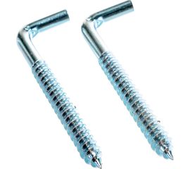 Шуруп с костылём КРЕП-КОМП L-образный 10х100 2шт шгк10100мф 