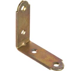 Мебельный уголок ЗУБР узкий УМ-2.0 50х50х17 х 2мм желтый цинк 31031-50 