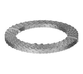 Перфорированная лента ЗУБР Волна вентиляционная 17х0.5мм 25м 310246-17 