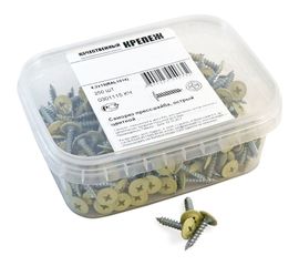 Прессшайба Качественный КРЕПЕЖ 4.2х19 мм, слоновая кость RAL 1014, острая, 250 шт 0301115 КЧ 