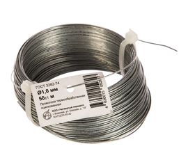 Стальная проволока МТК низкоуг. т/о цинк 50 м. 1,0 1810000100 