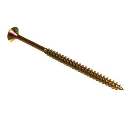 Шуруп Качественный КРЕПЕЖ желтый цинк 5.0x90, 55 шт. 0300513 КЧ 