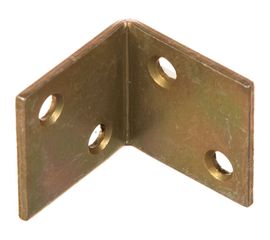 Мебельный уголок ЗУБР широкий УМШ-2.0 25х25х25 х 2мм желтый цинк 31033-25 