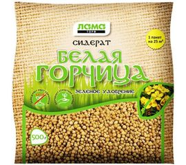 Семена Лама Торф Сидерат Горчица Белая, 0.5 кг 4680010312650 