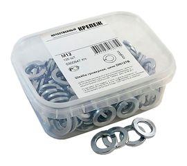 Шайба Качественный КРЕПЕЖ гроверная DIN 127 М12, 120 шт 0300947 КЧ 