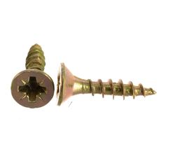 Универсальные шурупы Профикреп жёлтый цинк 3,5х16 200 шт 111191 