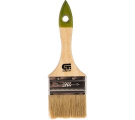 Плоская кисть, 63 мм натуральная щетина, деревянная ручка СИБРТЕХ 82264 