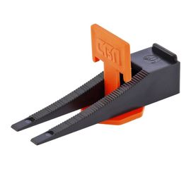 Система выравнивания плитки СВП (зажим и клин 40/40 шт; пакет ПЭНД) СИБРТЕХ 88060 